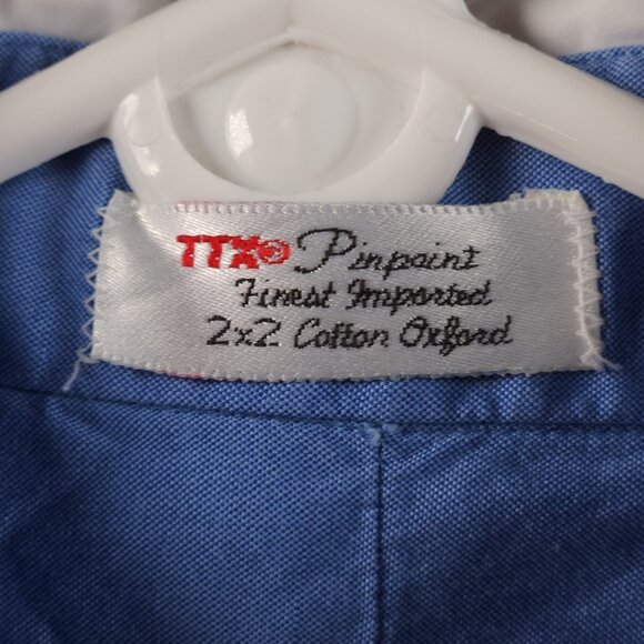 Gitman Bros Oxford Contrast Collar French Cuff USA All Cotton TTX 15.5 34 Shirt - Picture 9 of 16